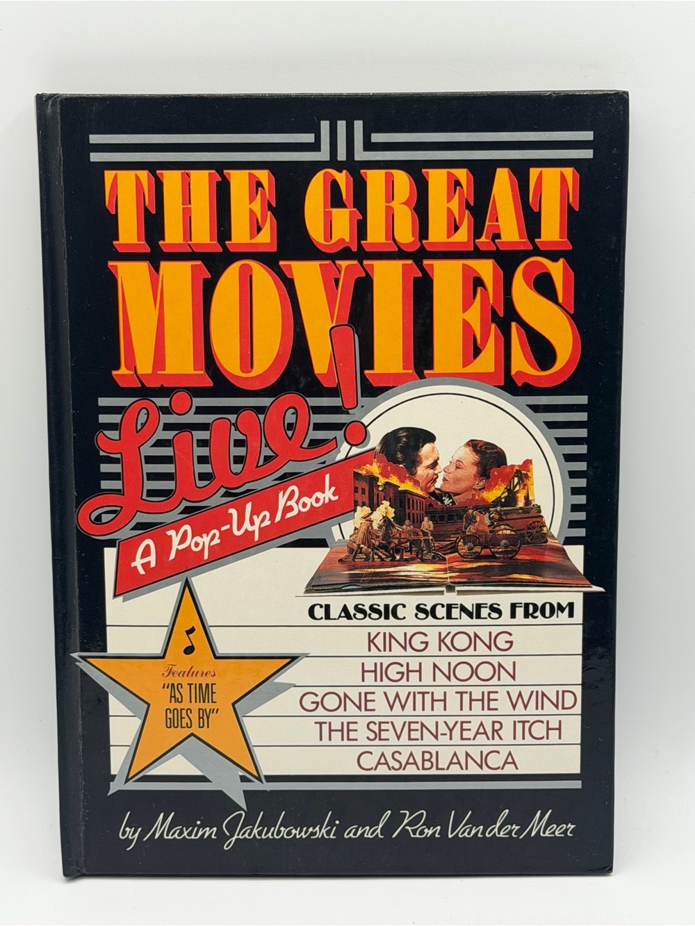 The Great Movies Live! A Pop-Up Book by Maxim Jakubowski (Hardcover Book, 1987)